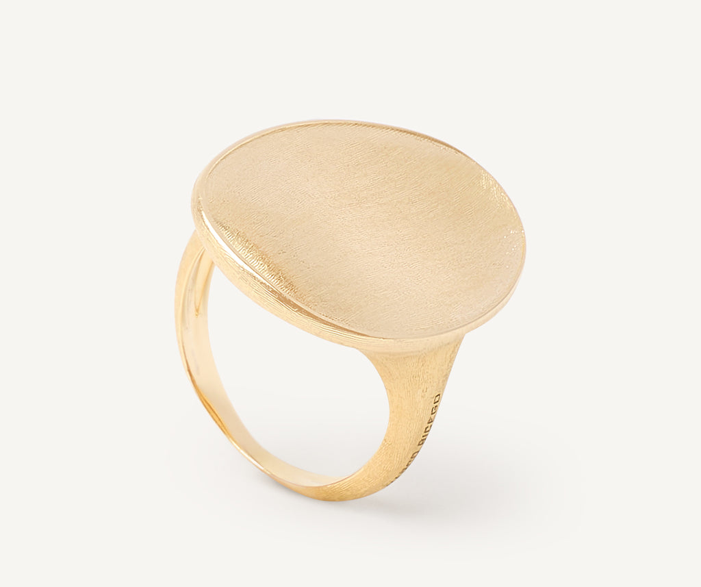 Yellow gold cocktail ring