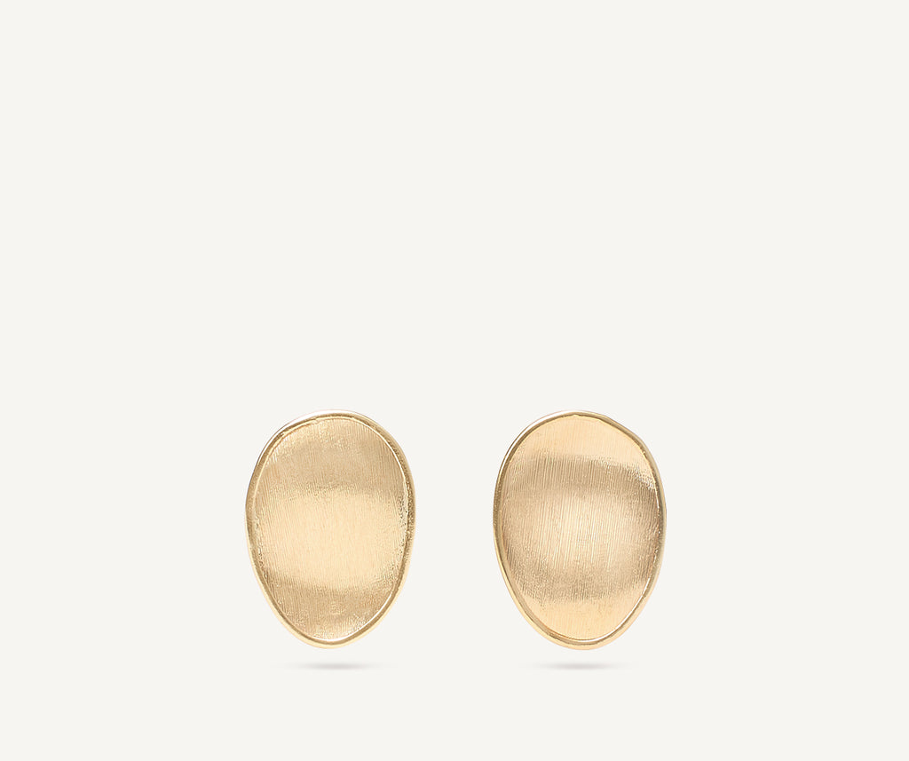 Gold stud earrings, small